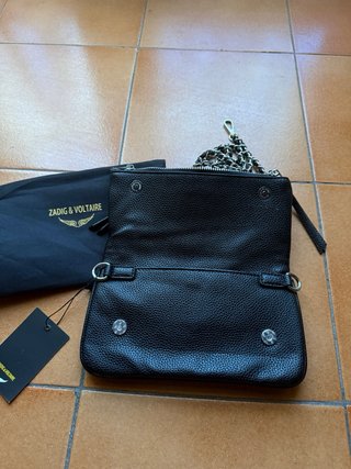 Zadig & Voltaire Bolso Negro Graffiti