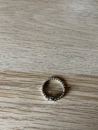 Anillo corona Pandora con piedra azul