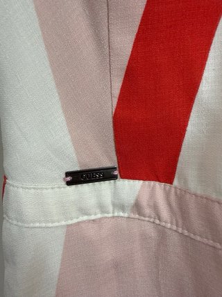 Vestido Guess Rayas Rosas y Rojas