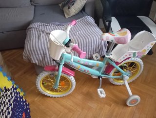 Bicicleta Peppa Pig 14 pulgadas