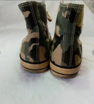 Scarpe tela alte camouflage estive