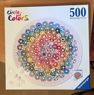 Puzzle Ravensburger 500 Piezas Círculo Colores