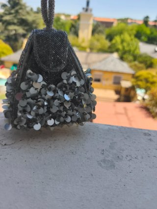 Bolso fiesta vintage lentejuelas mini