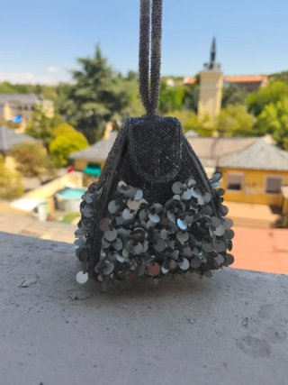 Bolso fiesta vintage lentejuelas mini