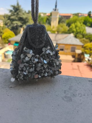 Bolso fiesta vintage lentejuelas mini