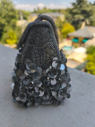 Bolso fiesta vintage lentejuelas mini