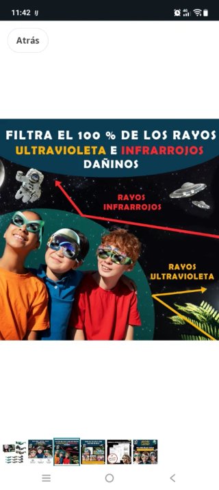 Gafas de eclipse solar homologadas  se venden indi