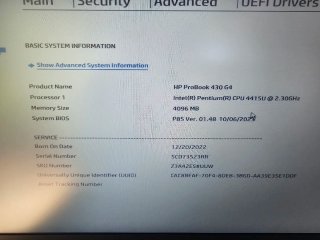 Portátil HP ProBook 430 G4