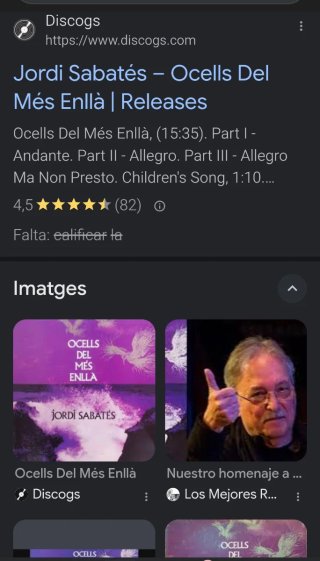 Disco LP Ocells del més enllà Jordi Sabatés
