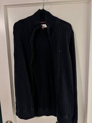 Jersey Cremallera Tommy Hilfiger Negro Talla L
