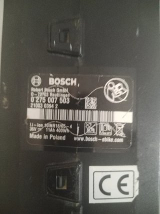 Batería Bosch PowerPack 400 E-bike
