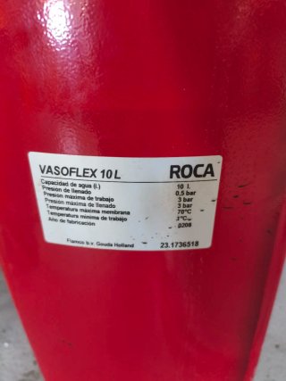 Vaso expansión Roca 10L