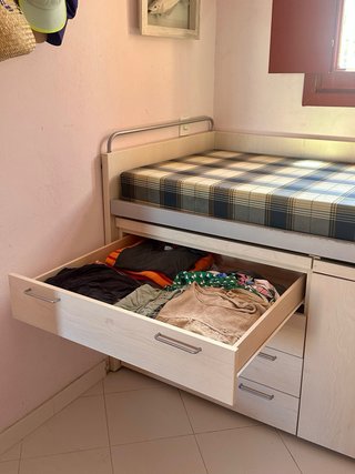 Módulo cama estudio con cajones