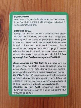 PAM! Tomàquet! Joc, juego, game