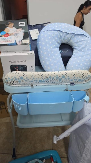 Lote bebé y niños: carro, parque, trona, cambiador