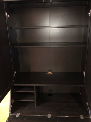 Buró Escritorio Estantería IKEA HEMNES Negro