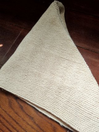 Toquilla bebé pico beige