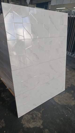 Lote 50m2 Azulejo Decorado Mármol Brillo