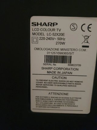 TV Sharp Aquos LC 52X20E