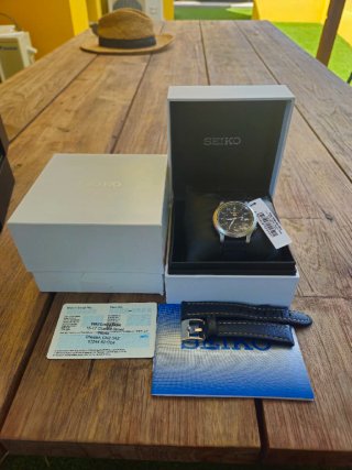 Seiko SNK807K2 Reloj Automático Azul FULL SET