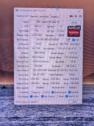 RX 6600 XT Asus Dual pulito