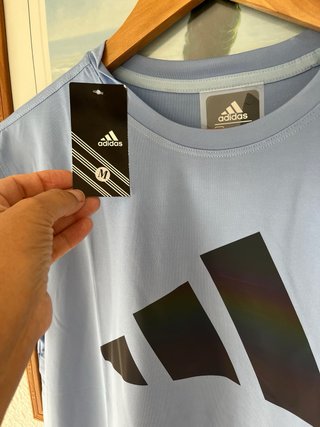 Camiseta técnica Adidas azul