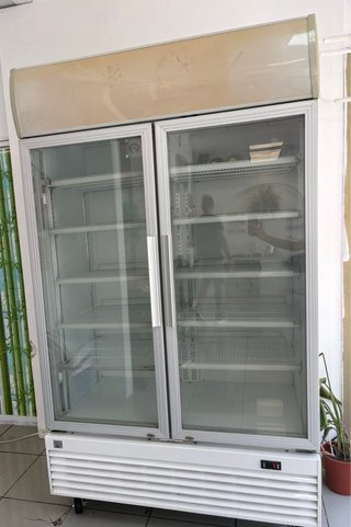 Nevera Exhibidora Comercial 2 Puertas Vidrio
