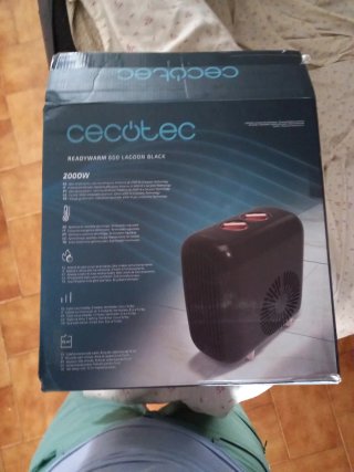 Calefactor Cecotec Readywarm 600 Negro