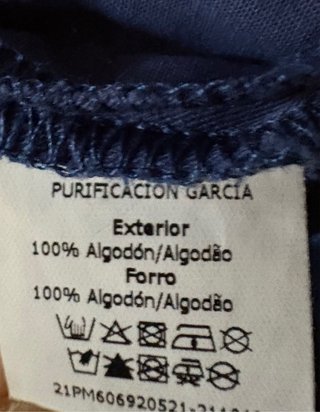 Pantalón de vestir azul mujer