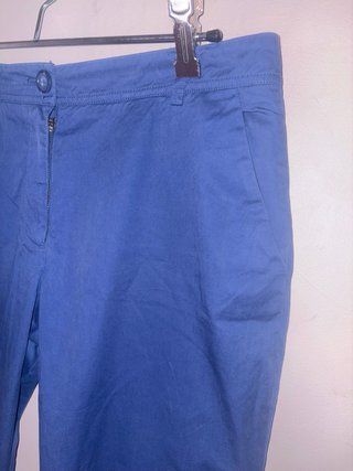 Pantalón de vestir azul mujer