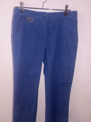 Pantalón de vestir azul mujer