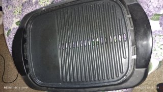 Padella elettrica con coperchio in vetro