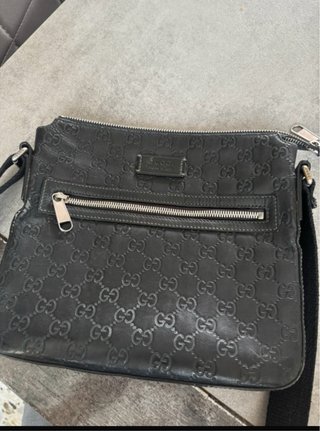 Borsello Gucci Guccissima Pelle Nera