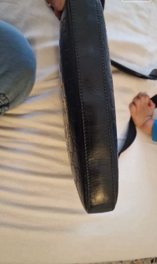 Borsello Gucci Guccissima Pelle Nera