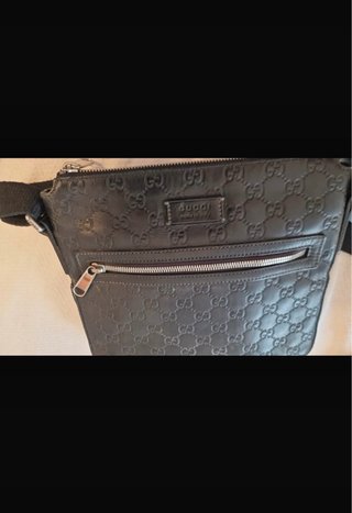 Borsello Gucci Guccissima Pelle Nera