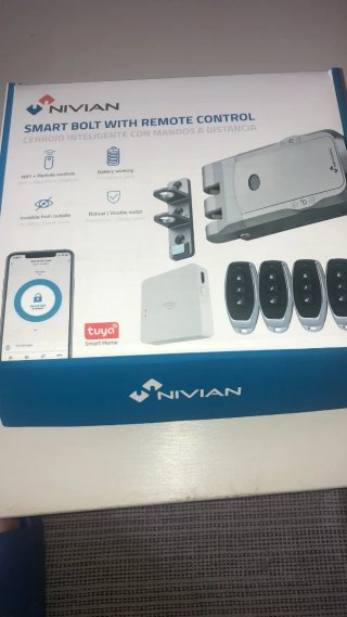 Cerradura Inteligente Nivian con Mando