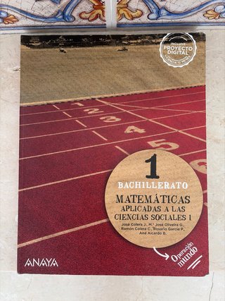 Lote libros de texto 1 Bachillerato Sociales