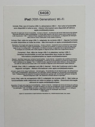 iPad 10ª Gen Plata