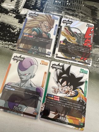 Cartas Dragon Ball Z - Lideres booster manga