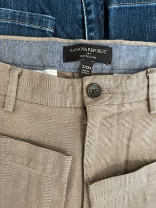 Pantalones de caballero, Las tallas en la etiqueta