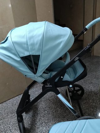 Carrito Bebé 3 Piezas Azul Celeste