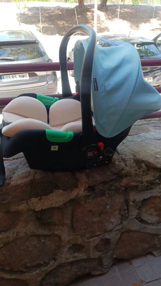 Carrito Bebé 3 Piezas Azul Celeste