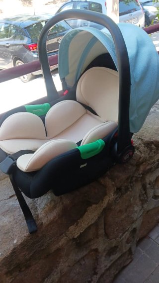 Carrito Bebé 3 Piezas Azul Celeste