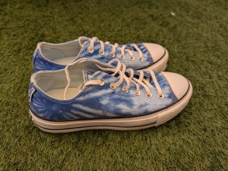 Converse All Star Tie-Dye Azul y Blanco