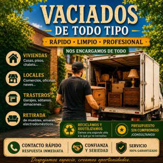 VACIADOS DE TODO TIPO