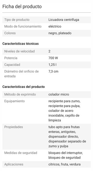 Licuadora Bosch Vitajuice MES 3500