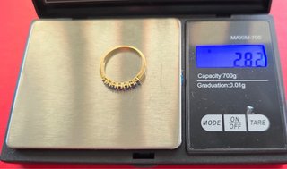 Anillo Oro 18k Rubíes, Zafiros y Esmeraldas