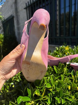 Zapatos de tacón rosa Mayfran
