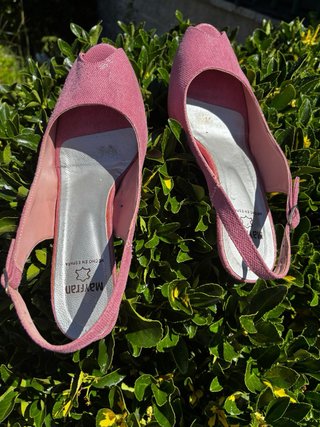 Zapatos de tacón rosa Mayfran