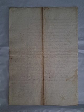 Documento notarile antico fine 1800